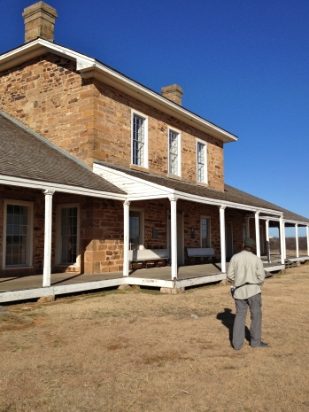 The eastern view of the Fort Richardson hospital