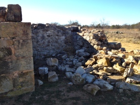 This pile of rocks used to be a jail cell.