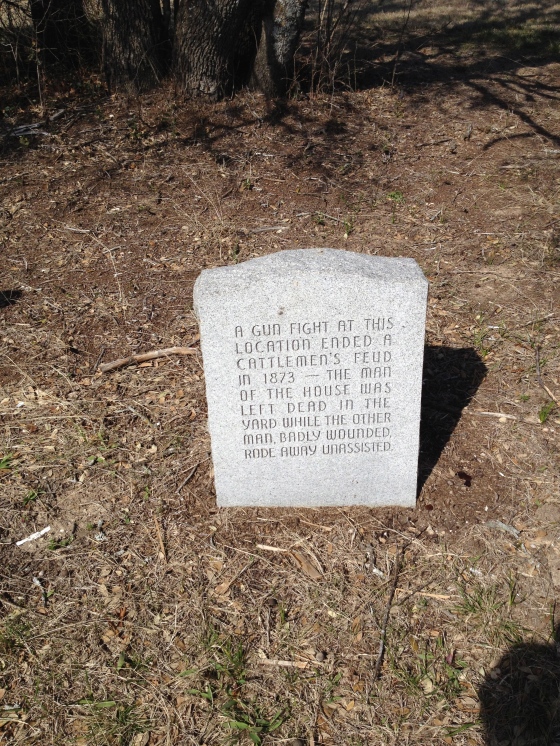 Memorial stones mark ihte history of Carter.